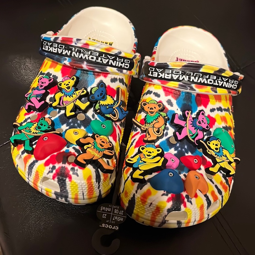 Grateful Dead crocs x Chinatown Market